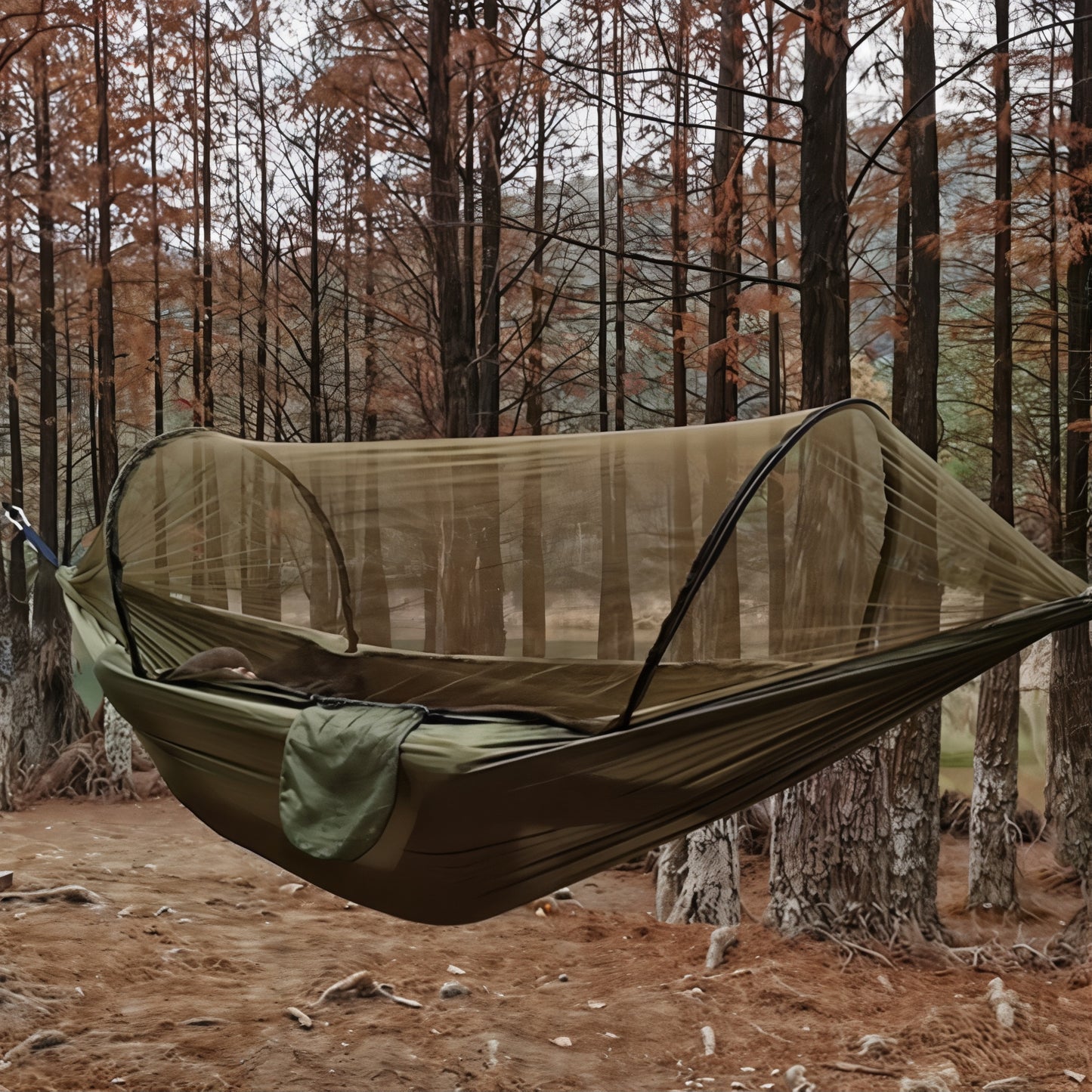 SkyNest - Outdoor Camping Hammock With Mosquito Net